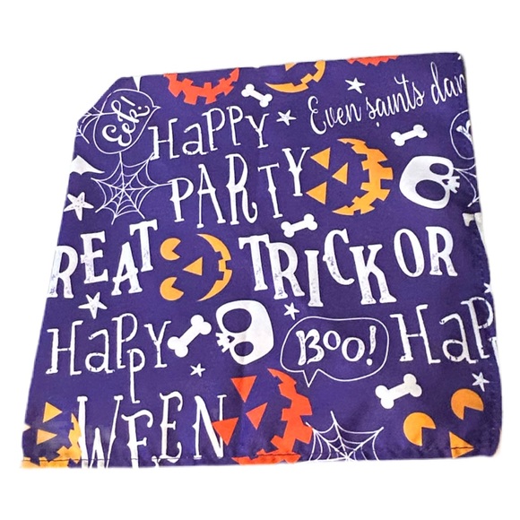 Other - Halloween Bandana - Purple Trick or Treat Design